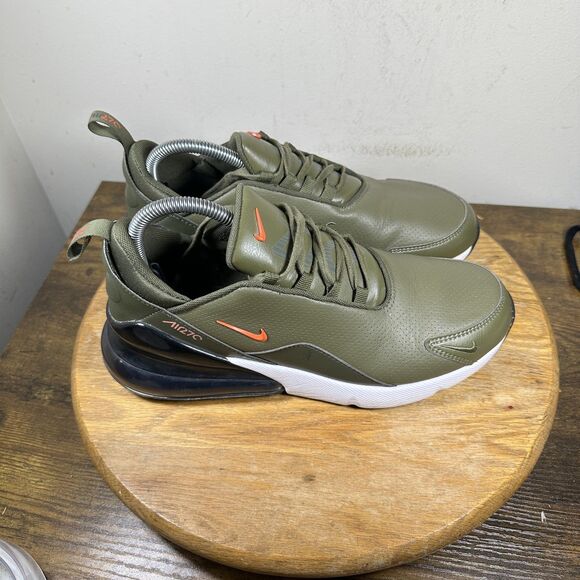 Nike Air Max 270 Green Shoes Mens Size 8 Running Sneakers BQ6171-200